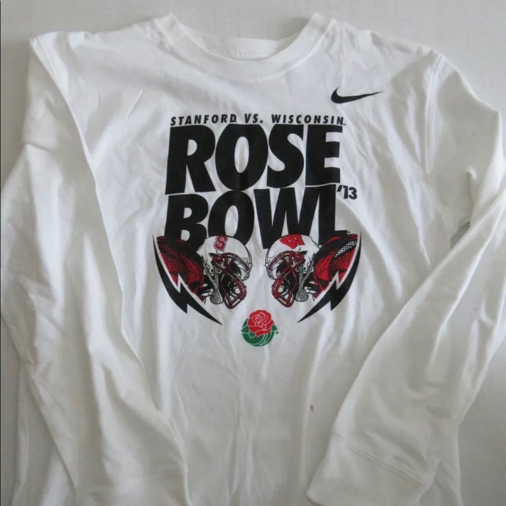 Nike Standford Vs. Wisconsin Rose Bowl Tee Shirts